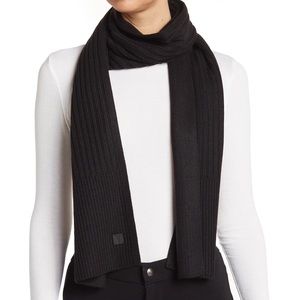 AllSAINTS Knit Scarf NWT Black